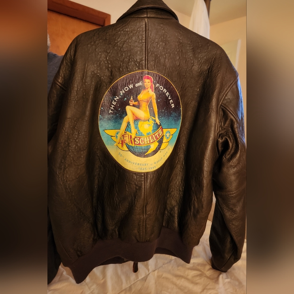 Leather Bomber Jacket